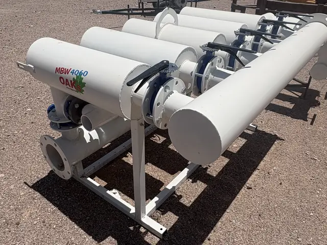 Banco de filtros OAKs modelo MBW 4060, varios elementos en línea